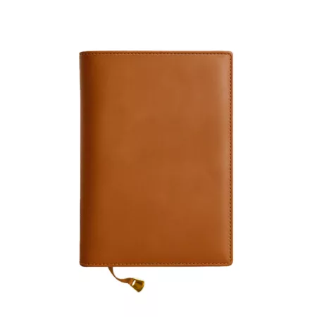 Agenda Diaria de Cuero 2027- Caramelo + Grabado Personalizado