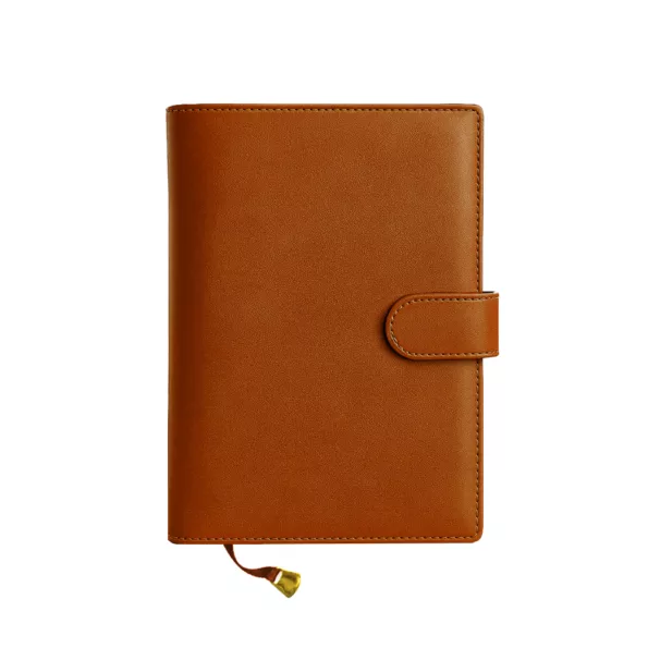 agenda premium 2026 cuero caramelo