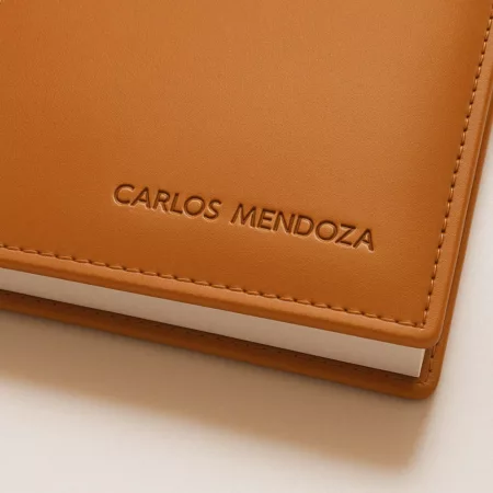 agenda premium 2026 cuero caramelo