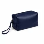 estuche de cuero azul marino